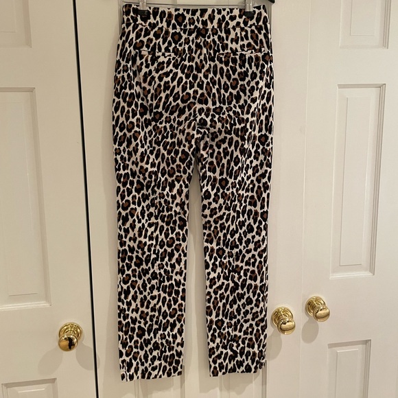 J. Crew High Rise Remi Pant in Leopard Print - Picture 3 of 8